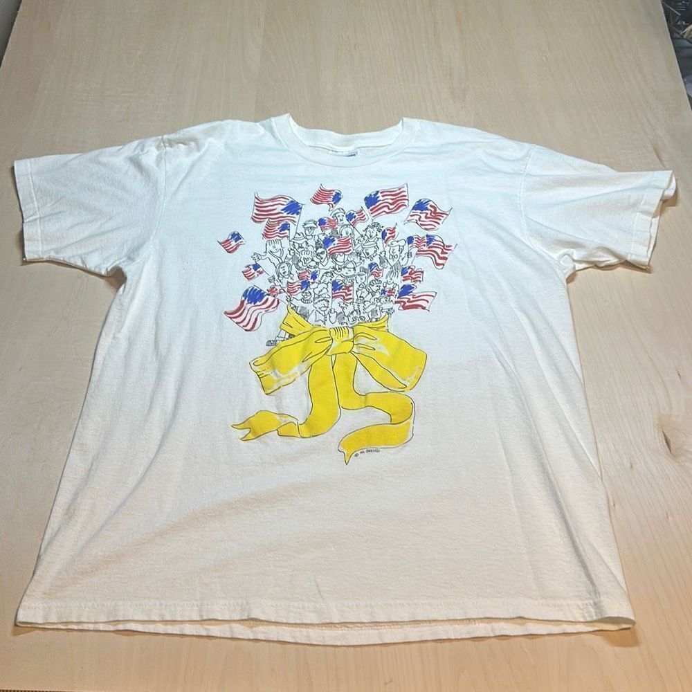 Vintage 90s Single Stitch Independent day Celebration t shirt size XL USA made